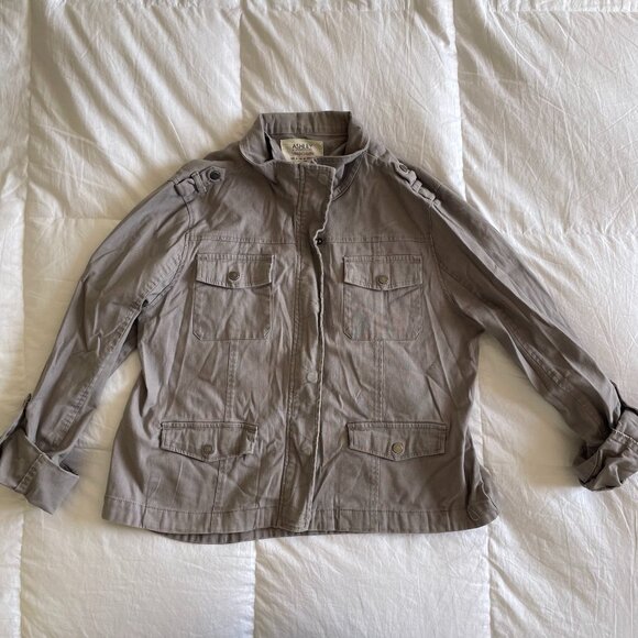 Ashley by 26 International Gray Utility Jacket (sz XL) - Picture 1 of 6
